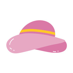 hand drawn hat summer element