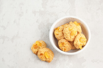Cornflakes Butter Cookies, popular during eid al fitr in Indonesia
