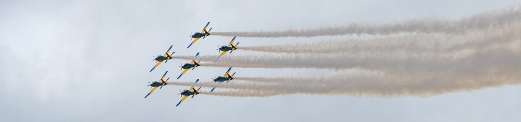 Brazilian Air Force, Smoke Squadron. Urubici, Santa Catarina, Brazil. 