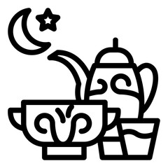 abrahamic line icon