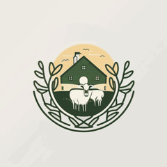 COOL AND UNIQUE VECTOR LOGO OF LIVESTOCK COMPANY