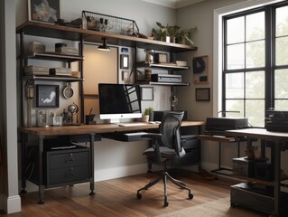 Workspace with computer