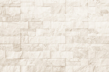 Cream brick wall texture. Old brown brick wall concrete or stone pattern nature
