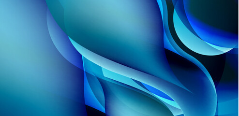 Elegant waves and flowing fluid abstract background. Template for covers, templates, flyers, placards, brochures, banners