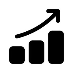 growth glyph icon
