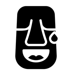 Sweat glyph icon