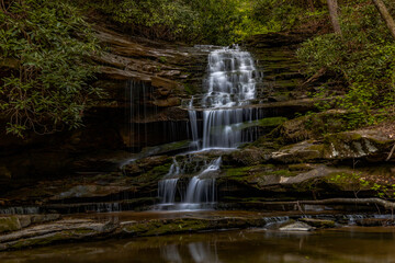Waterfall in the New River Gorge