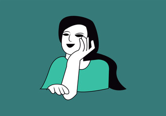 the new business man, Project. Brainstorming. Business vector illustration.