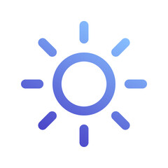 brightness gradient icon