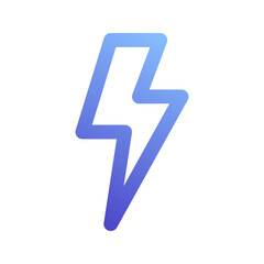 flash gradient icon