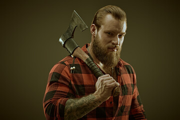 brutal masculine man