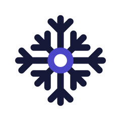 snowflake line color icon