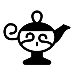 Aladdin glyph icon
