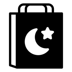 shopping glyph icon