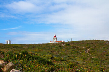 Fototapeta na wymiar ロカ岬 ユーラシア大陸最西端の灯台