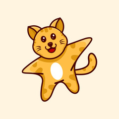 CUTE CAT CARTOON DESIGN CHARACTER