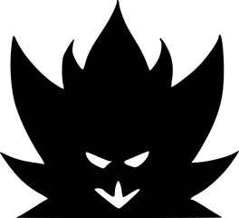 black evil icon