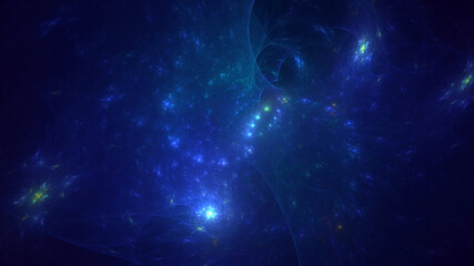 Obraz na płótnie Canvas 3D rendering abstract multicolor supernova fractal light background