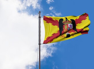 Carlist Spain - Waving Flag