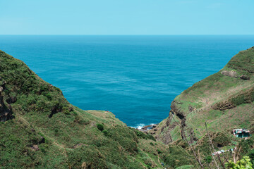 Landscape of Bitou Cape Hiking Trail in New Taipei City. landmark and popular attractions near Taipei. Asia and summer Travel concept