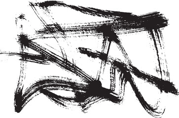 Grunge Dry Brush Abstract Contemporary Pattern