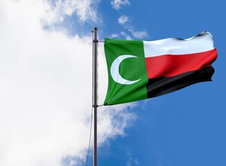  Flag of Ahiskans - Waving Flag