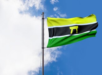  Flag of Ashanti - Waving Flag