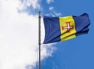 Flag of Madeira - Waving Flag