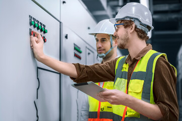 An engineer maintains detailed records of all the inspections and their outcomes, including any issues identified, and the actions are taken to address them.