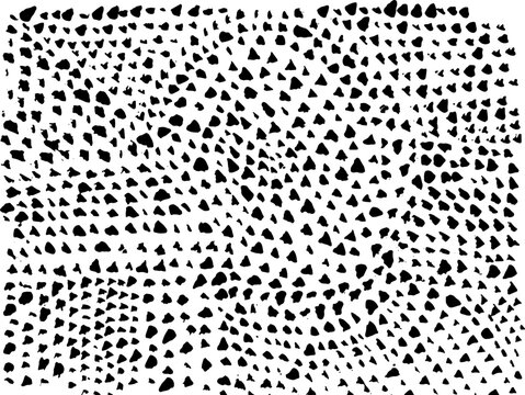 Dry Brush Grunge Dots Vector Pattern