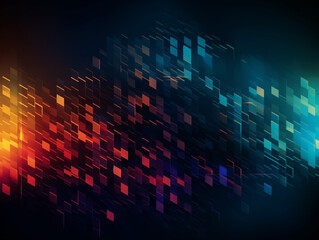 Obraz premium colorful abstract background on black