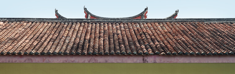 Ancient chinese tiles roof