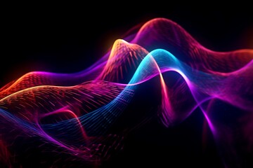 abstract background neon