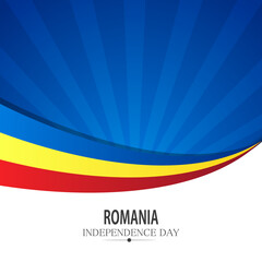Independence day Romania, Vector background. National day.