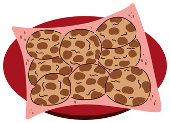 Chocolate Chip Cookies Platter