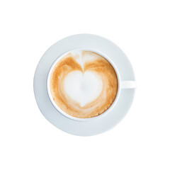 coffee cup isolated on transparent background. Png realistic design element.