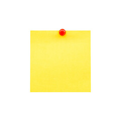 Post it isolated on transparent background. Png realistic design element.