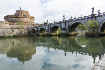 roman bridge over the river