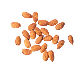 Almond Nuts isolated on transparent png - 595780707