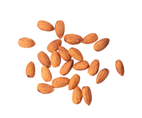 Almond Nuts isolated on transparent png