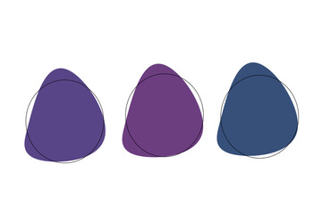 Round Shape, Round Abstract Vector Set, Round Oblong Shape Set, Trendy Circle, Modern Banner, Abstract, Blob, Geometric Vector Graphic Circle Elements Illustration Background for Sale Signs, Vector