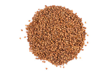 Pile of buckwheat seeds