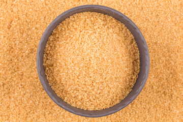 brown sugar in dark bowl