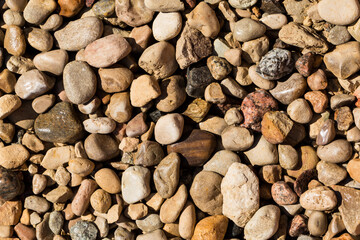 Wet Stone Pebbles Texture Or Stone Pebbles Background For Design