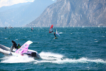 Wind surfers