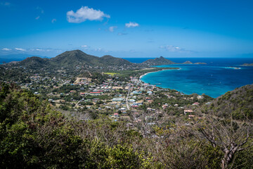 view over Hillsborough, Carriacou  Grenada - obrazy, fototapety, plakaty