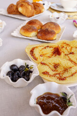 continental breakfast in morocco, Fez, morocco, africa