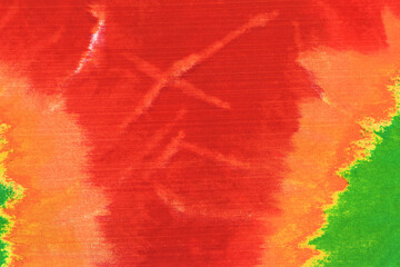 Red, Green, Yellow, Orange, Blue, Brown tie dye pattern vibrant for abstract graphic design or wallpapers or background
