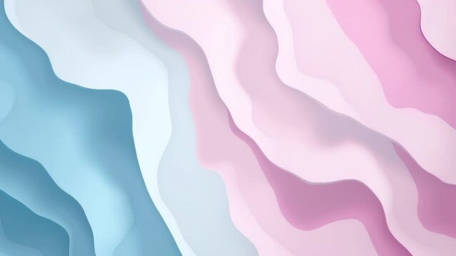 Trans gender background with light pink and blue slowly moving, motion video with pastel colors for tr