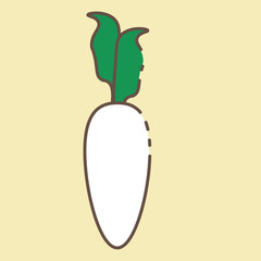 white radish